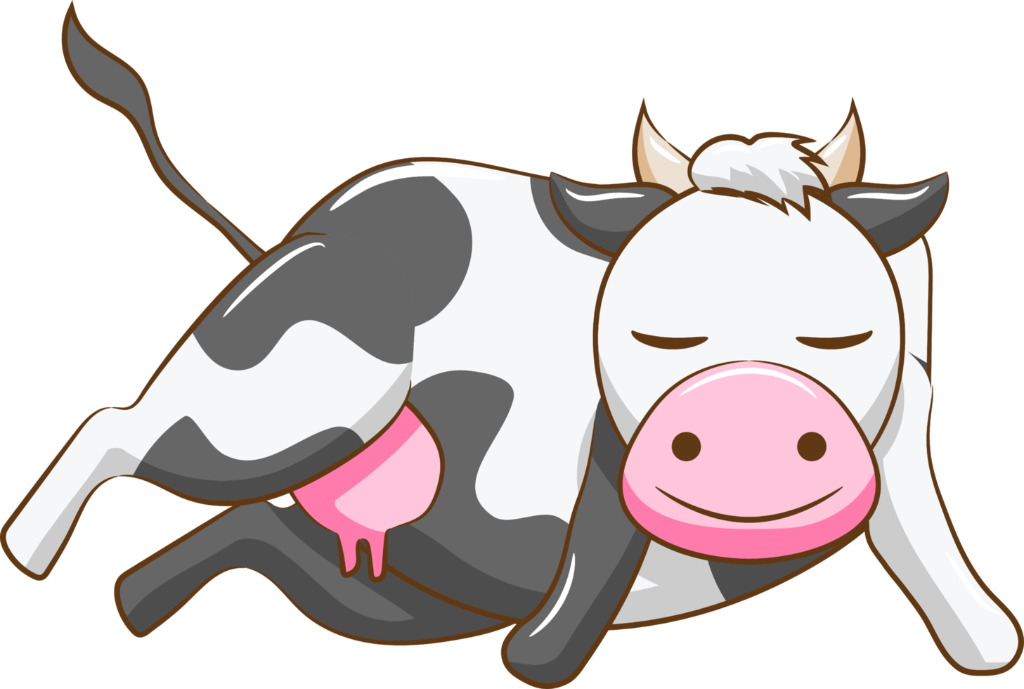 vaca png design de clipart gráfico