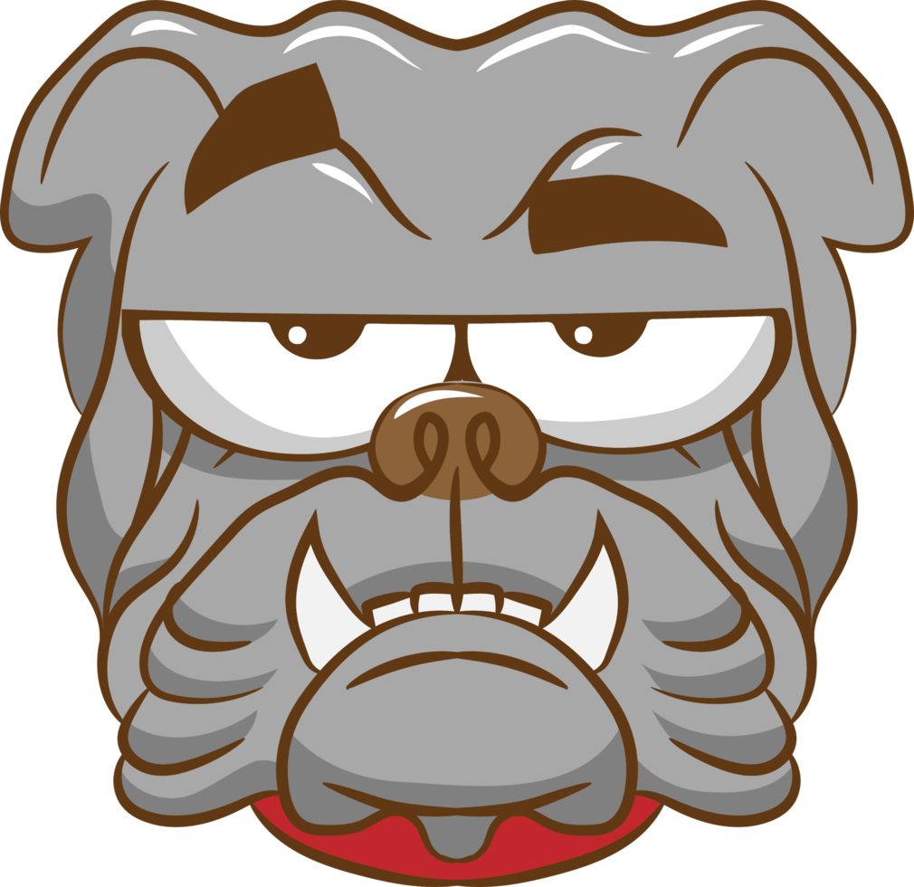 Bulldog png graphic clipart design