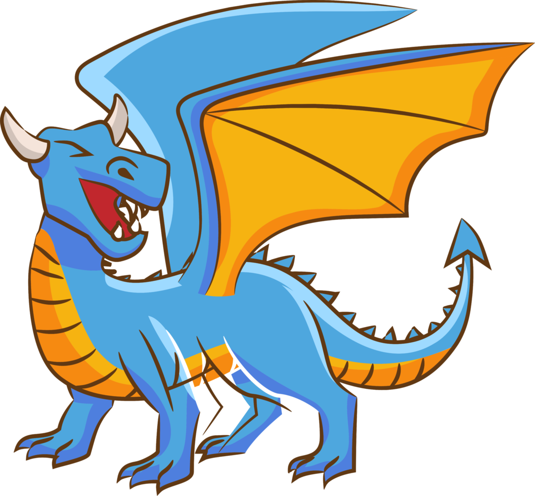 Dragon png graphic clipart design