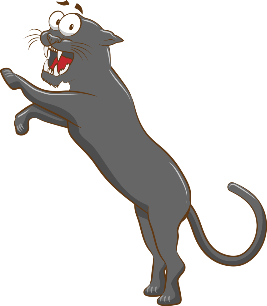 Panther-Vektor-Set-Sammlung Grafik-Clipart png