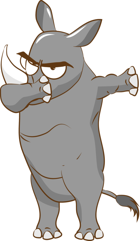 rhinoceros png graphic clipart design