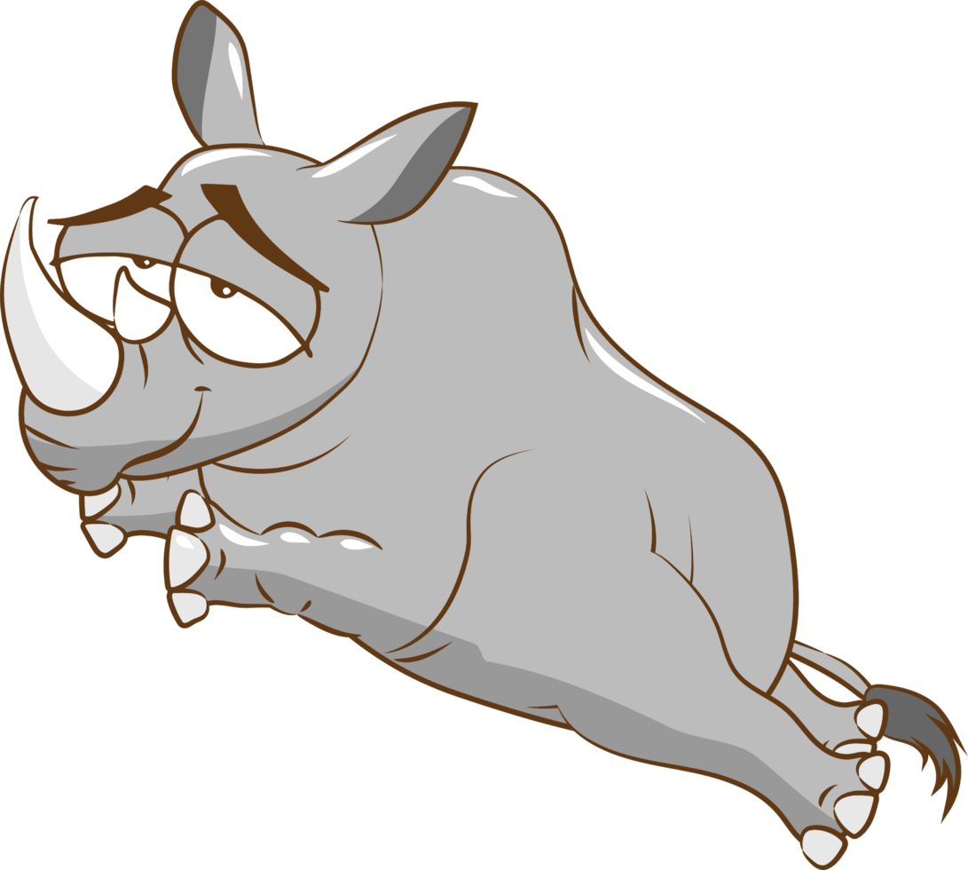 rhinoceros png graphic clipart design