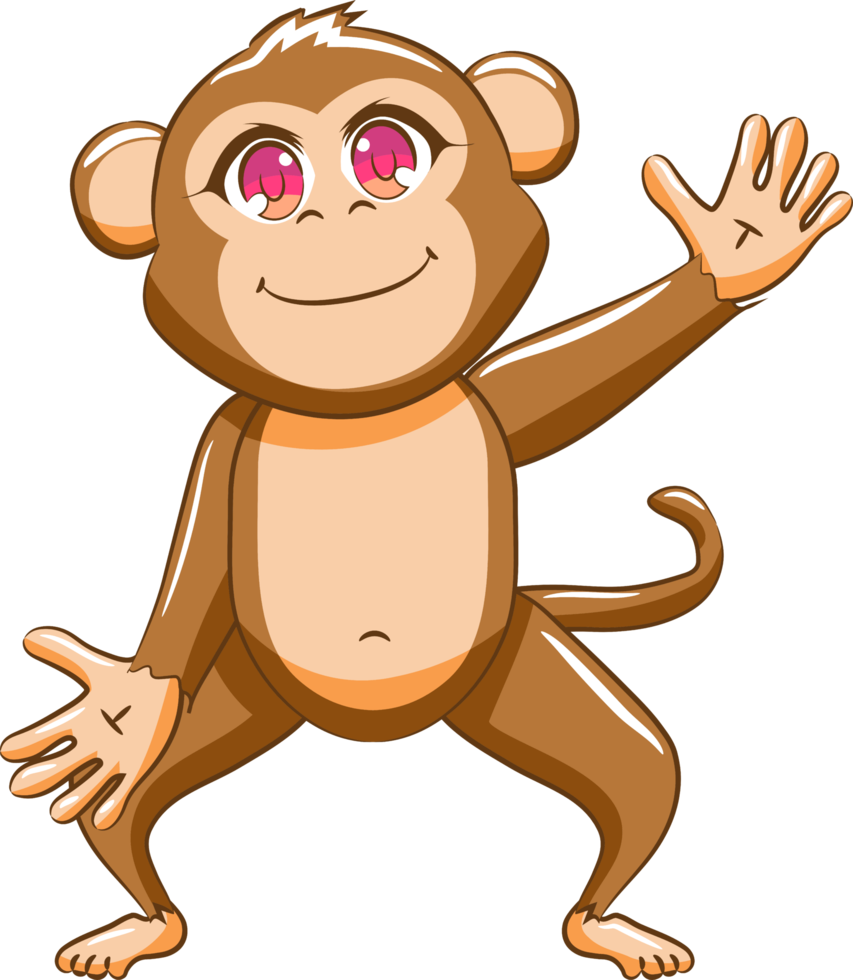 scimmia png grafico clipart design