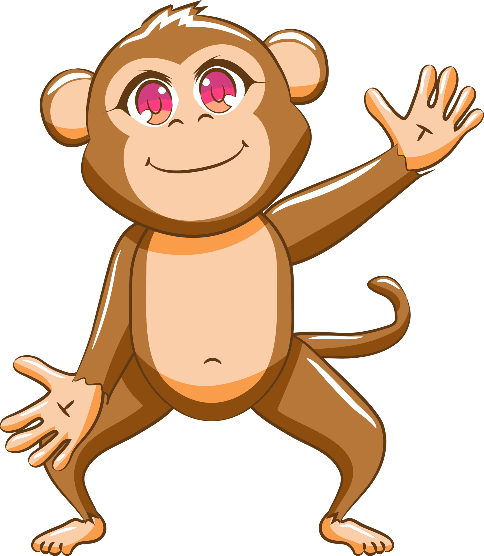 cute monkey png