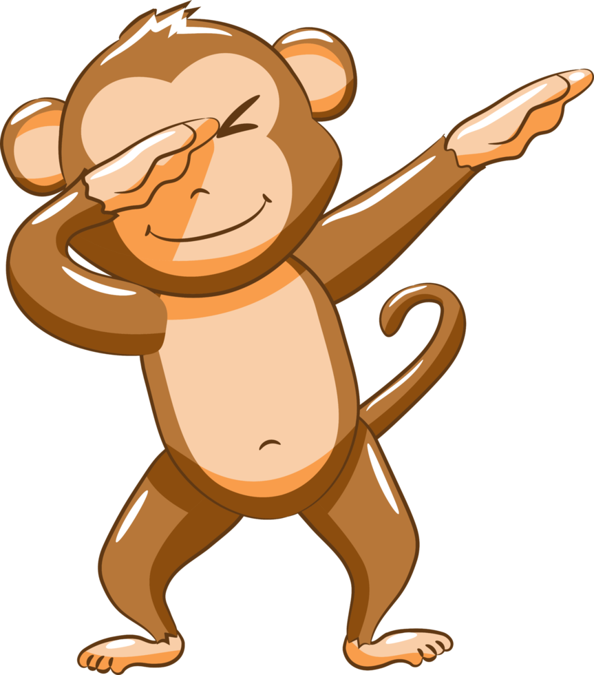 scimmia png grafico clipart design