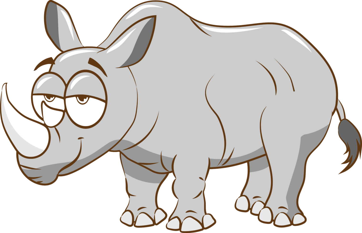 neushoorn PNG grafisch clip art ontwerp