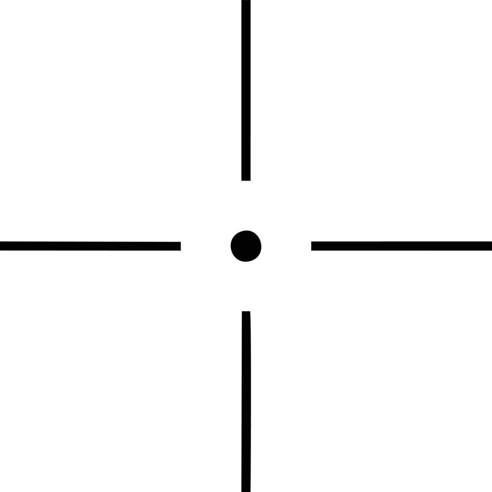 Target focus icon symbol vector image, illustration of the success goal icon concept. EPS 10