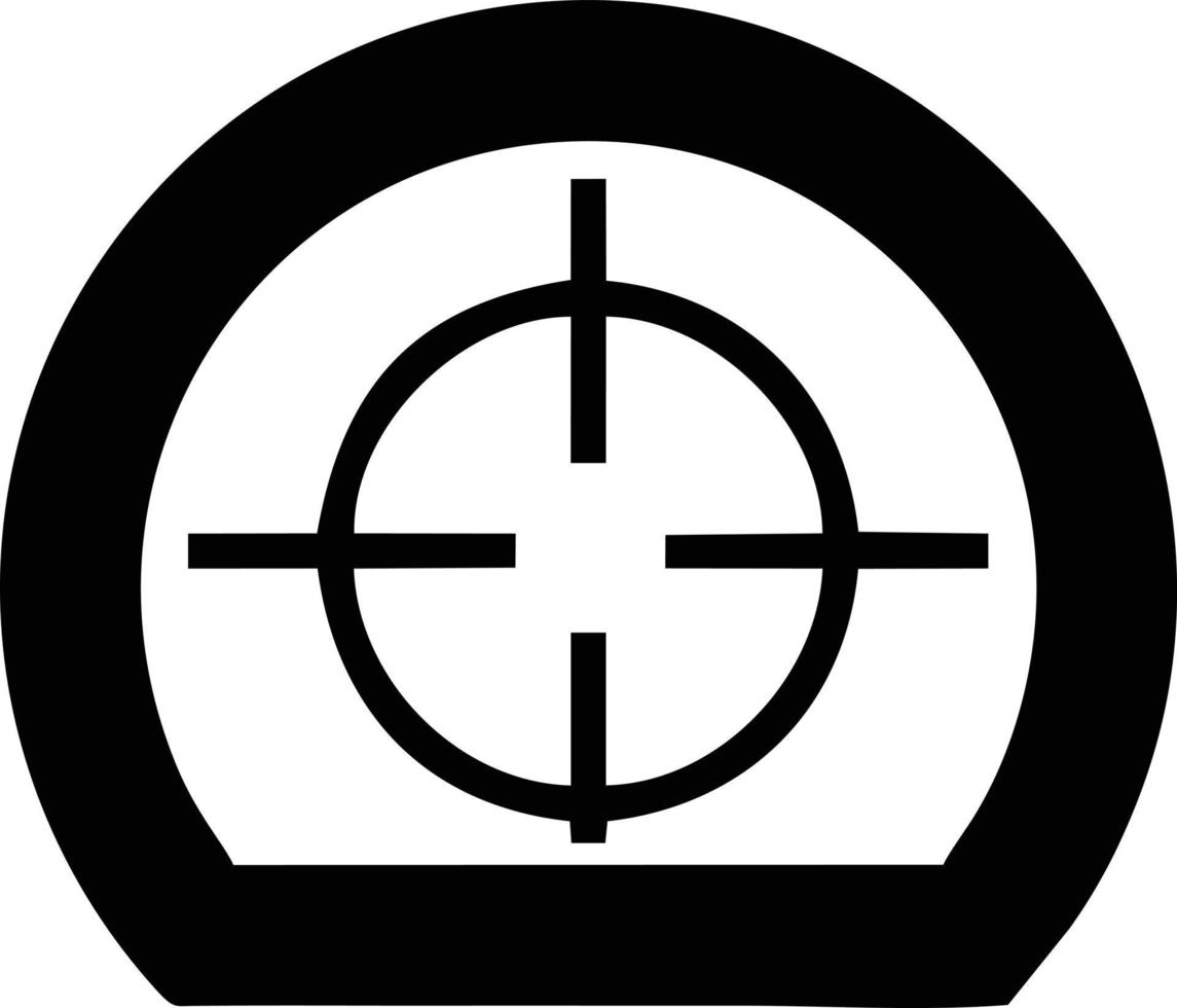 Target focus icon symbol vector image, illustration of the success goal icon concept. EPS 10