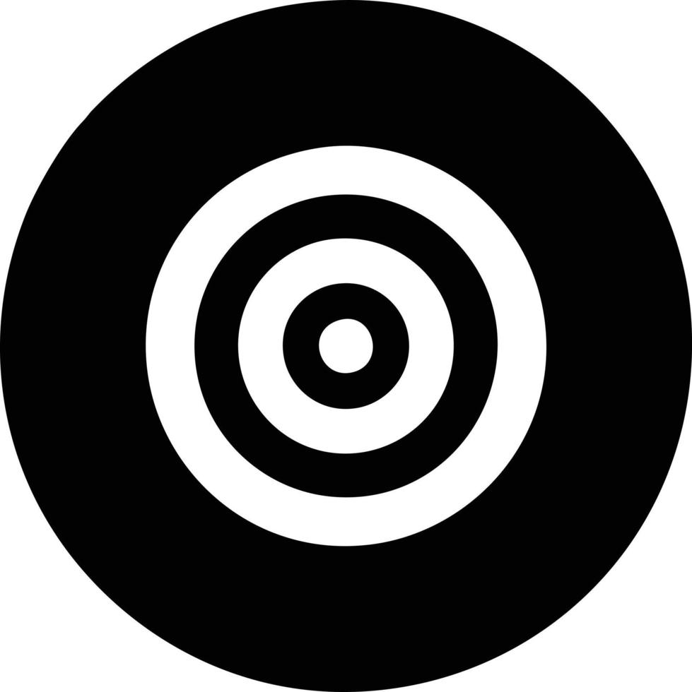 Target focus icon symbol vector image, illustration of the success goal icon concept. EPS 10