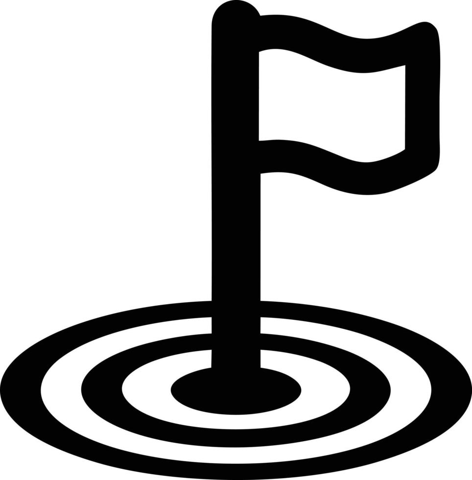 Target focus icon symbol vector image, illustration of the success goal icon concept. EPS 10