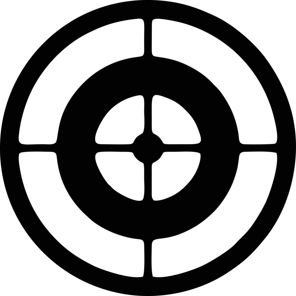 Target focus icon symbol vector image, illustration of the success goal icon concept. EPS 10