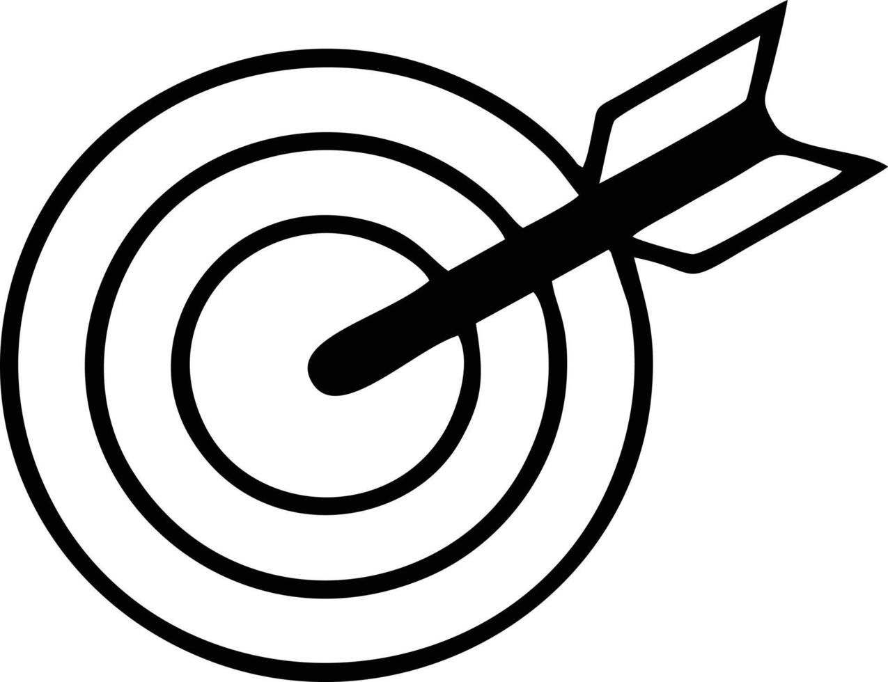 Target focus icon symbol vector image, illustration of the success goal icon concept. EPS 10