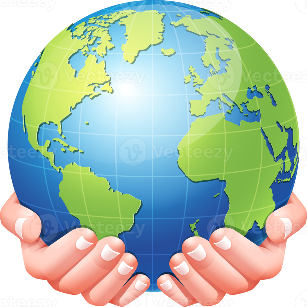 earth in hands png