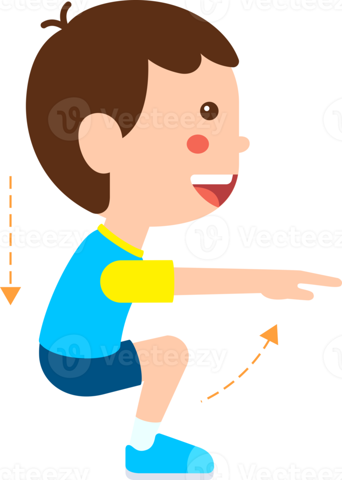 ejercicio físico para niños png