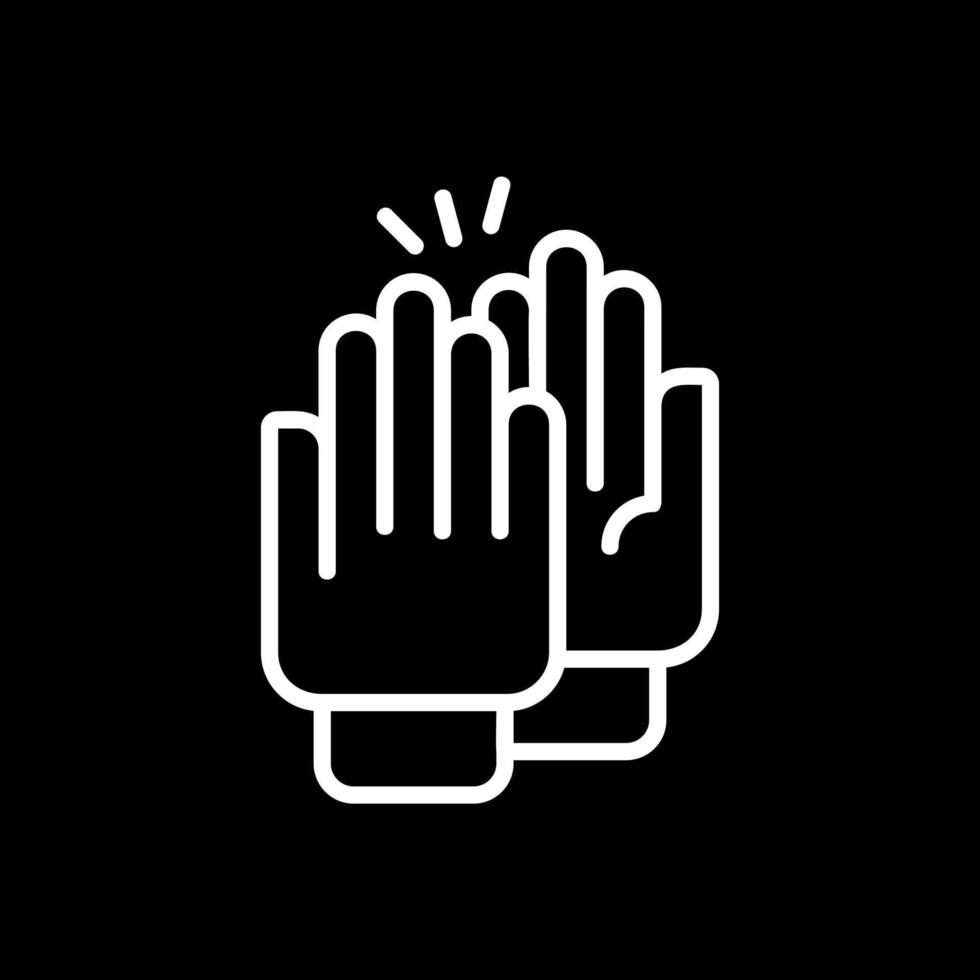 High Five Vector Icon Design