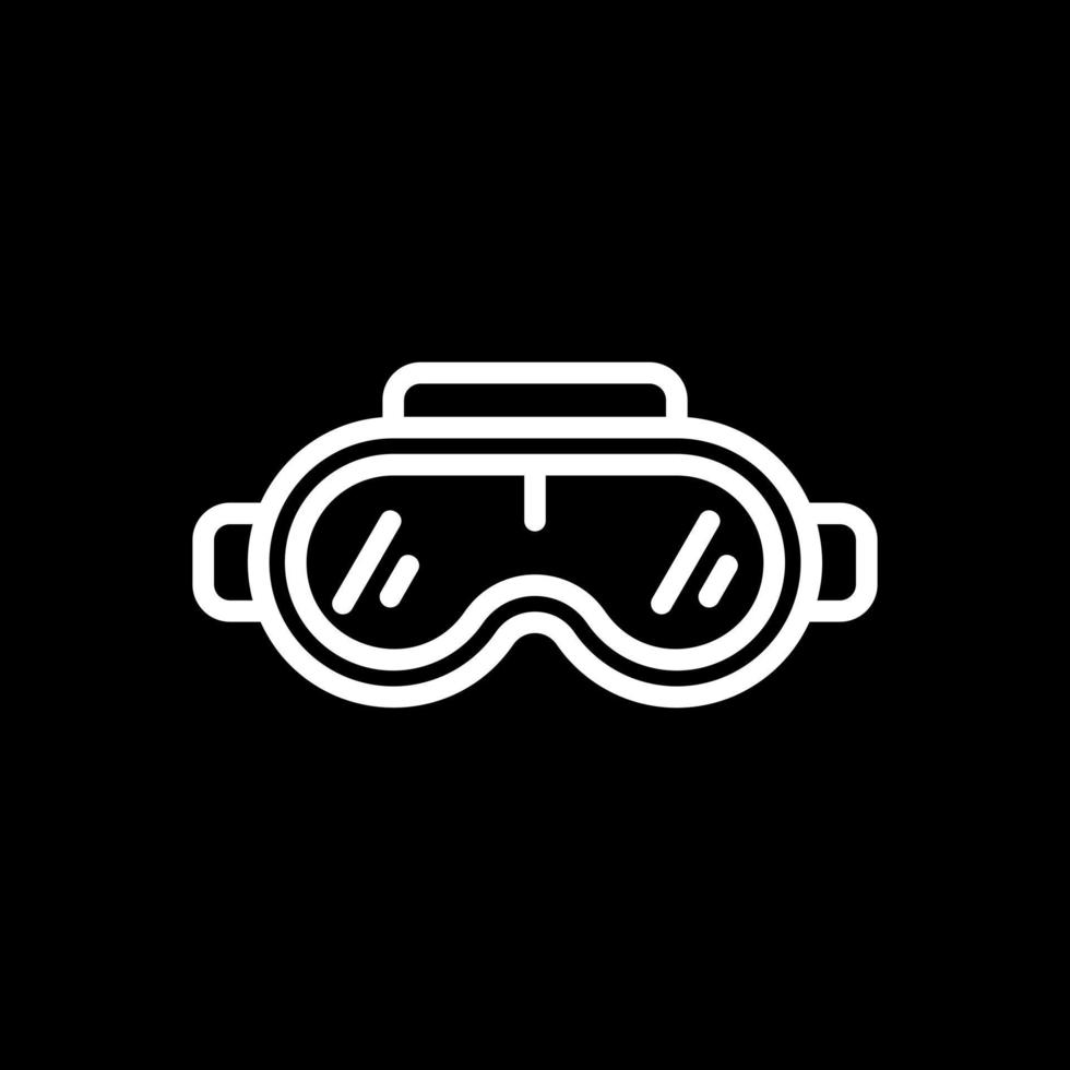 diseño de icono de vector de gafas vr