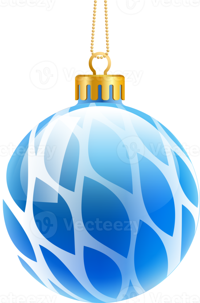 blauw Kerstmis ballen ornament png