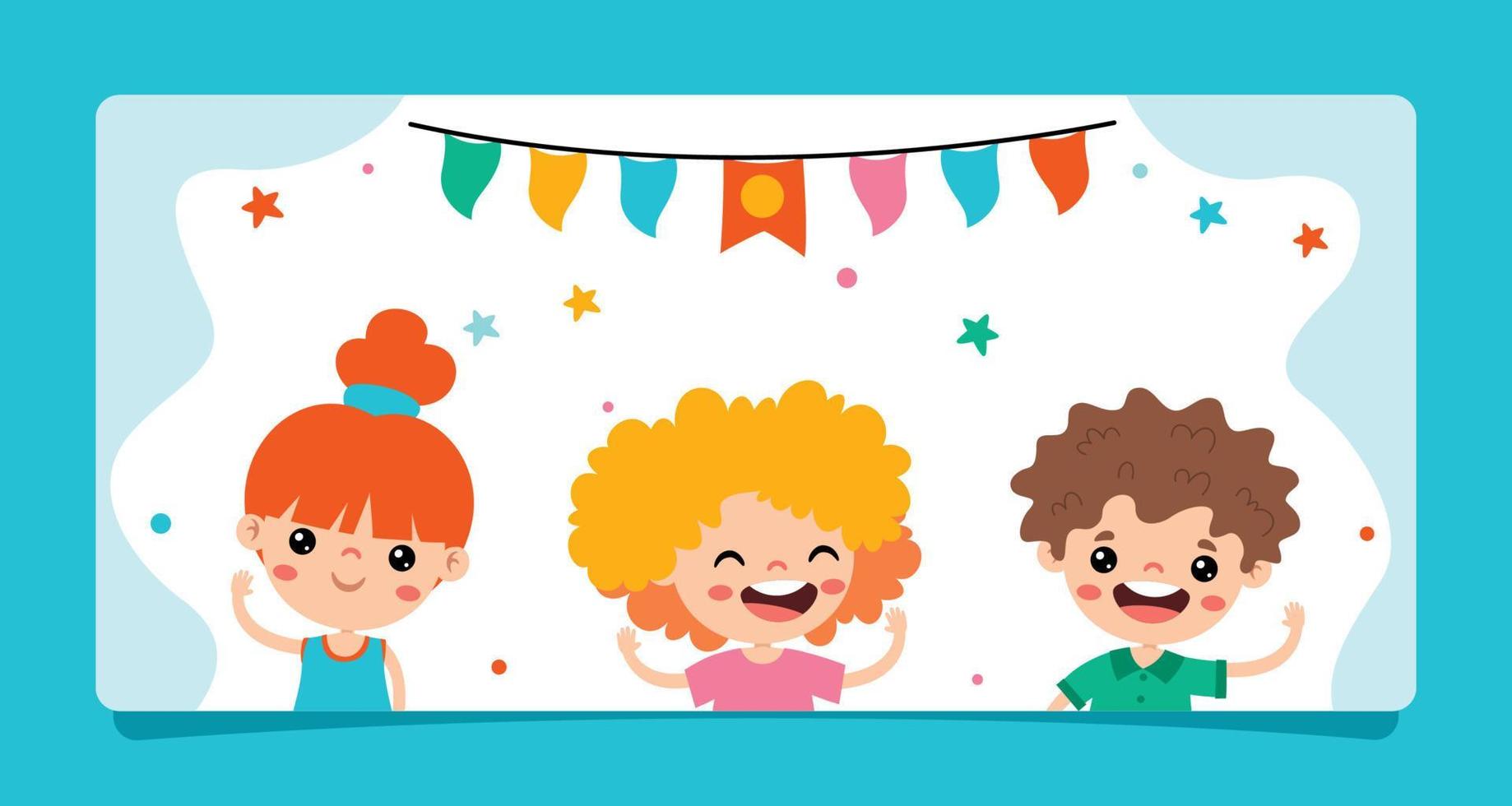 Template For Happy Children's Day vector