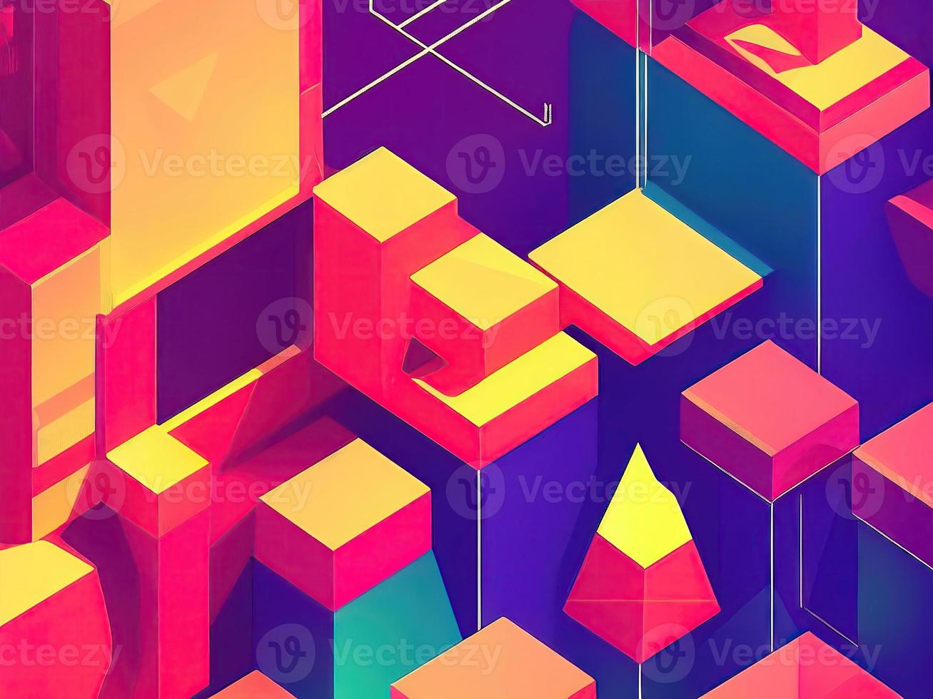 Abstract Triangular Graphic for Modern Wallpaper Template photo