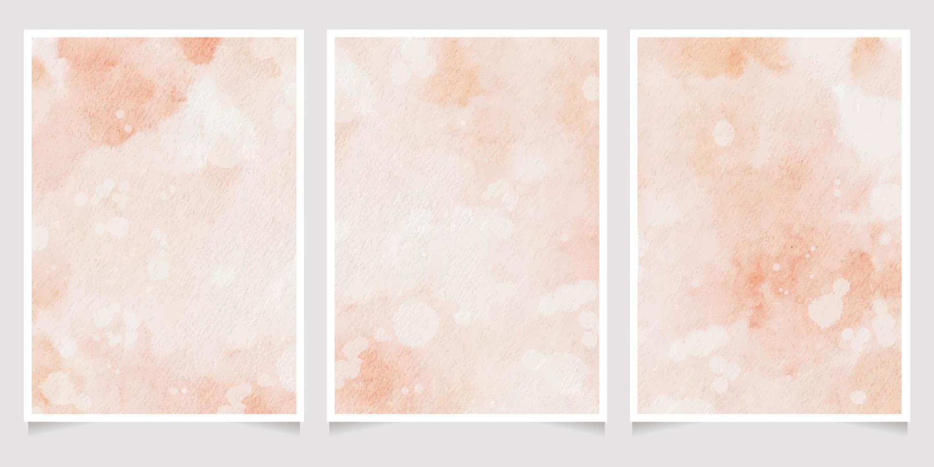 Old Textured Paper Watercolor Wet Wash Splash 5x7 Invitation Card  Background Template Collection Stock Illustration - Download Image Now -  iStock