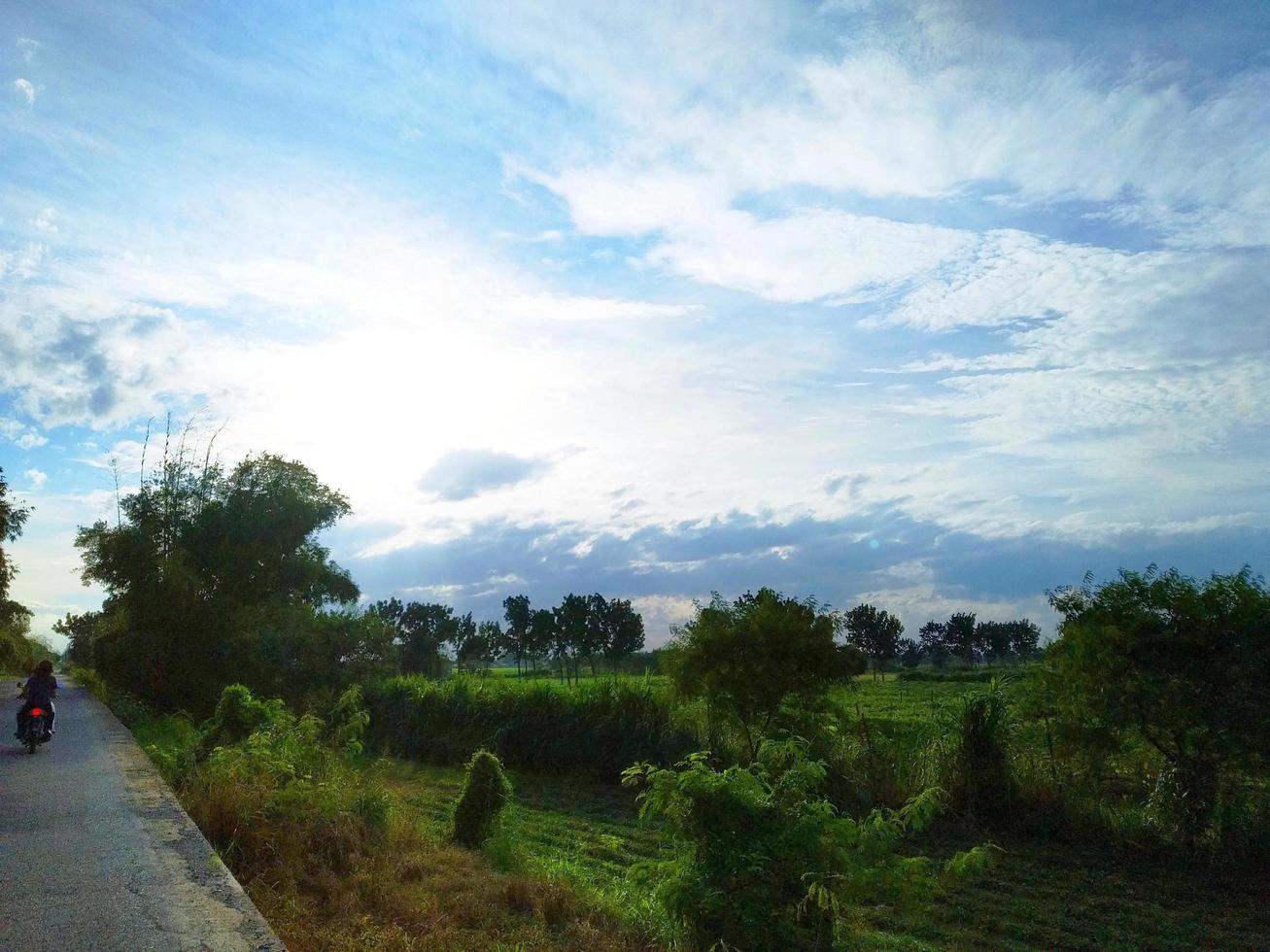 Cloudy Nature landscape photo