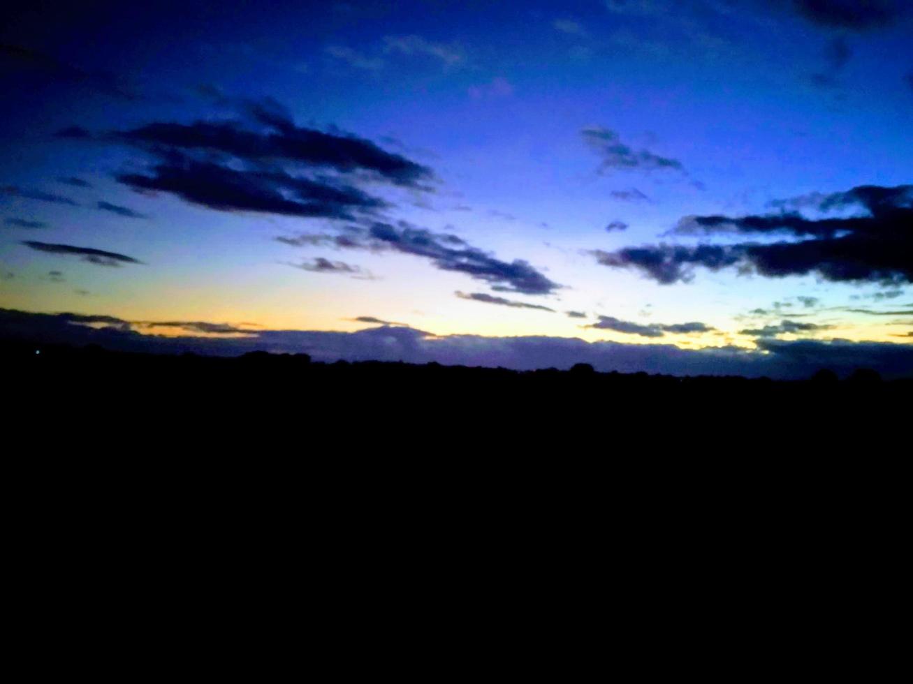 Dramatic Blue cloud photo