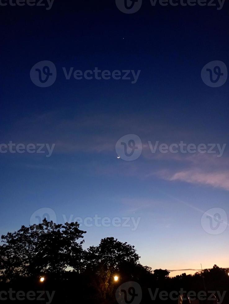 Night sky nature background photo