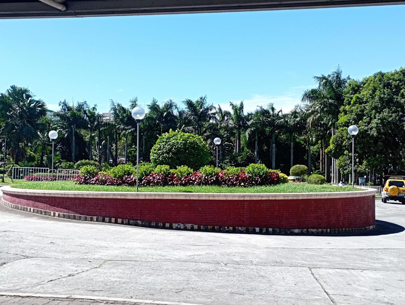 Beutiful Landscape at the Front of New Era University photo