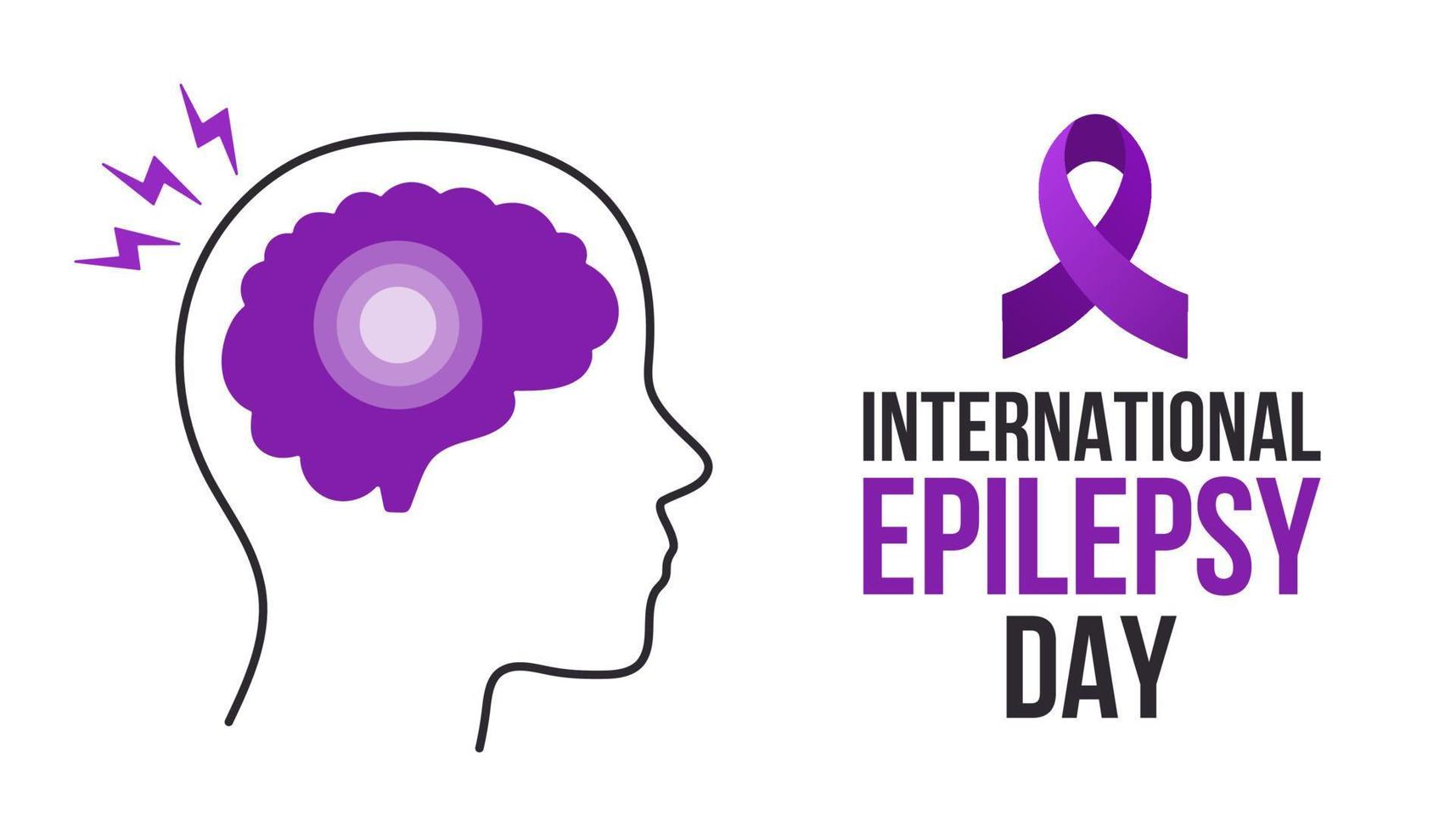 International Epilepsy Day background. Vector illustration background.