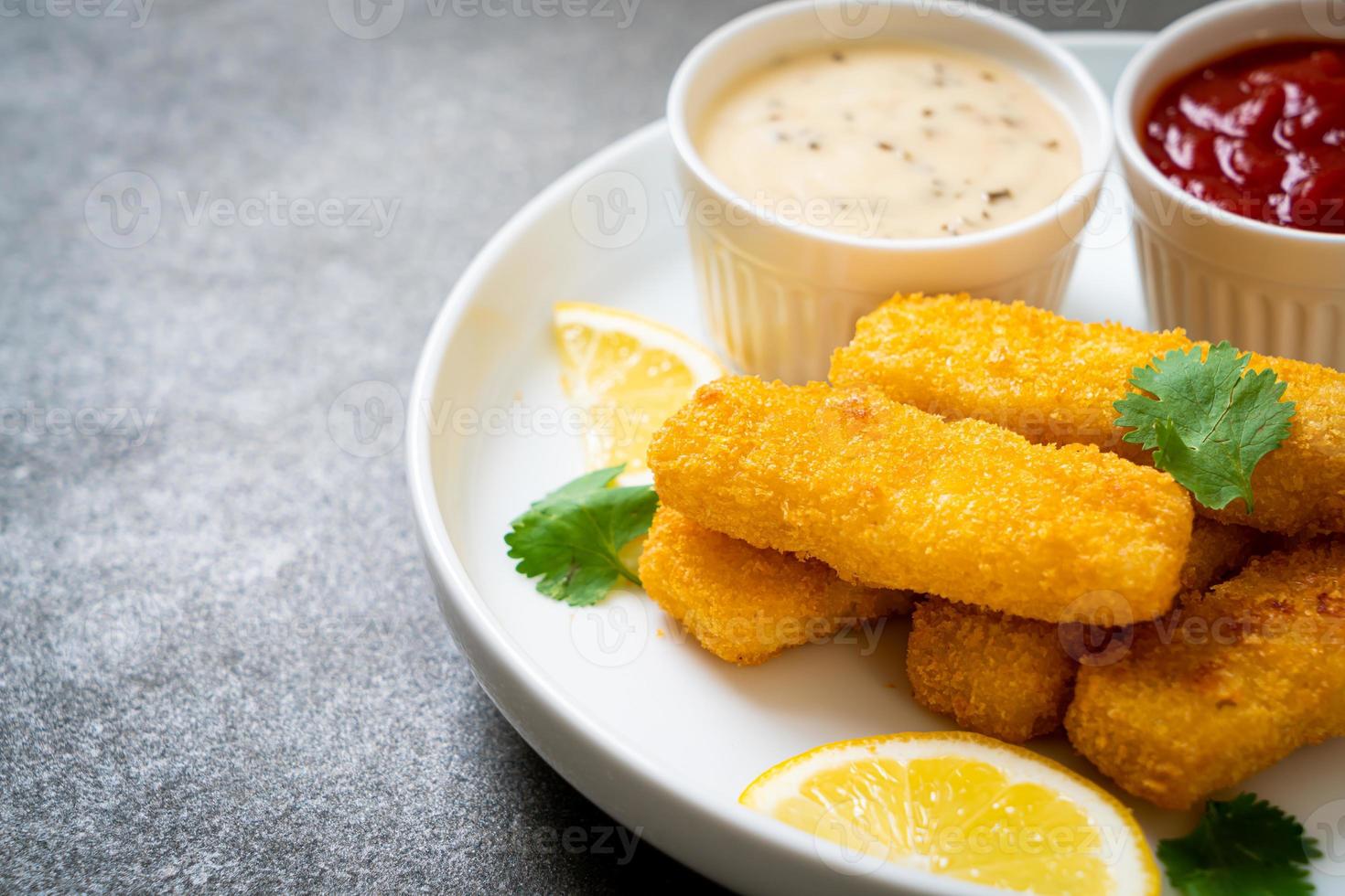 fried fish finger stick or french fries fish photo