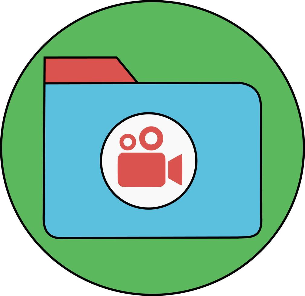 Video camera icon vector illustration