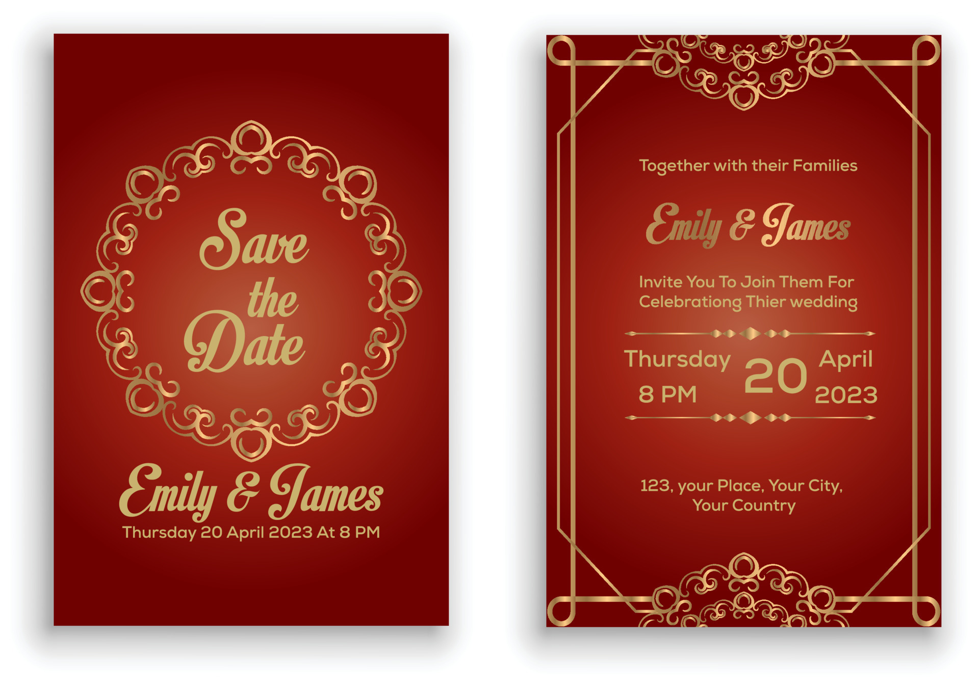 Wedding Invitation Card Background Images Infoupdate