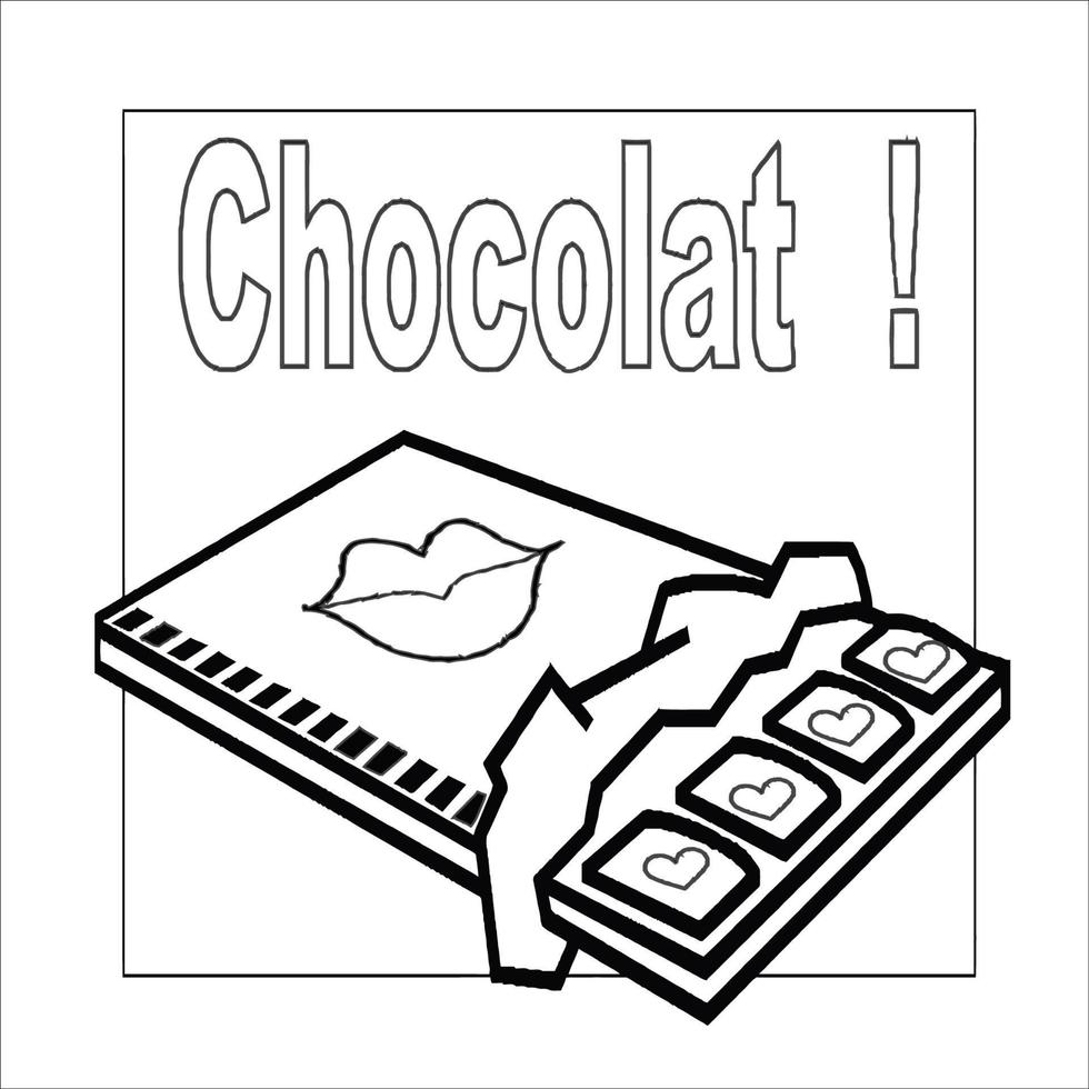 Happy Chocolate Day Social Media Stories Template Flat Cartoon Background Vector Illustration
