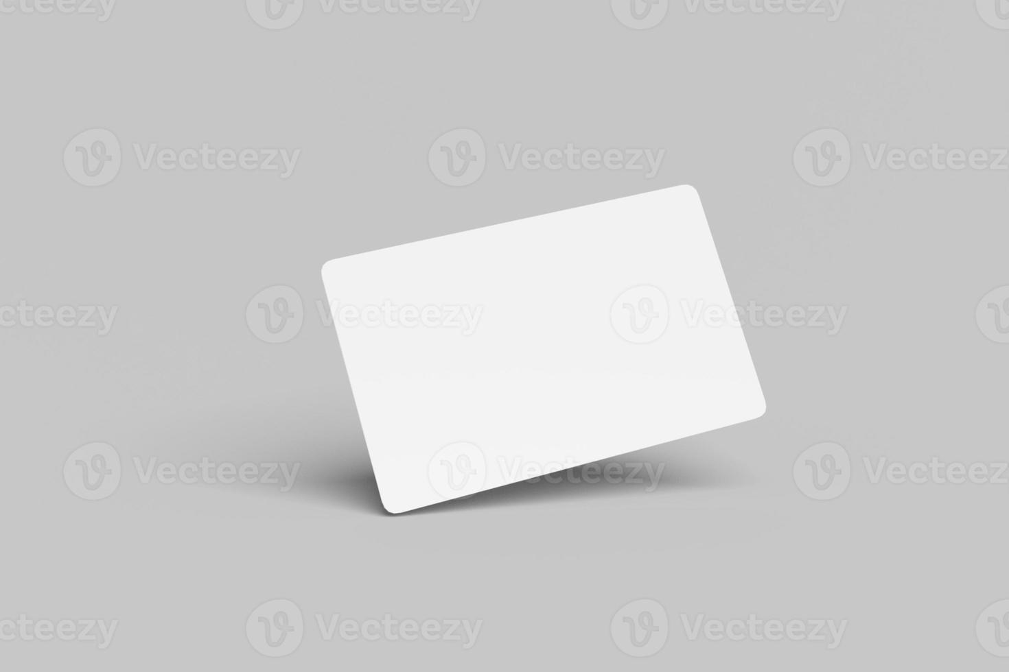 Blank Credit Card Mockup photo