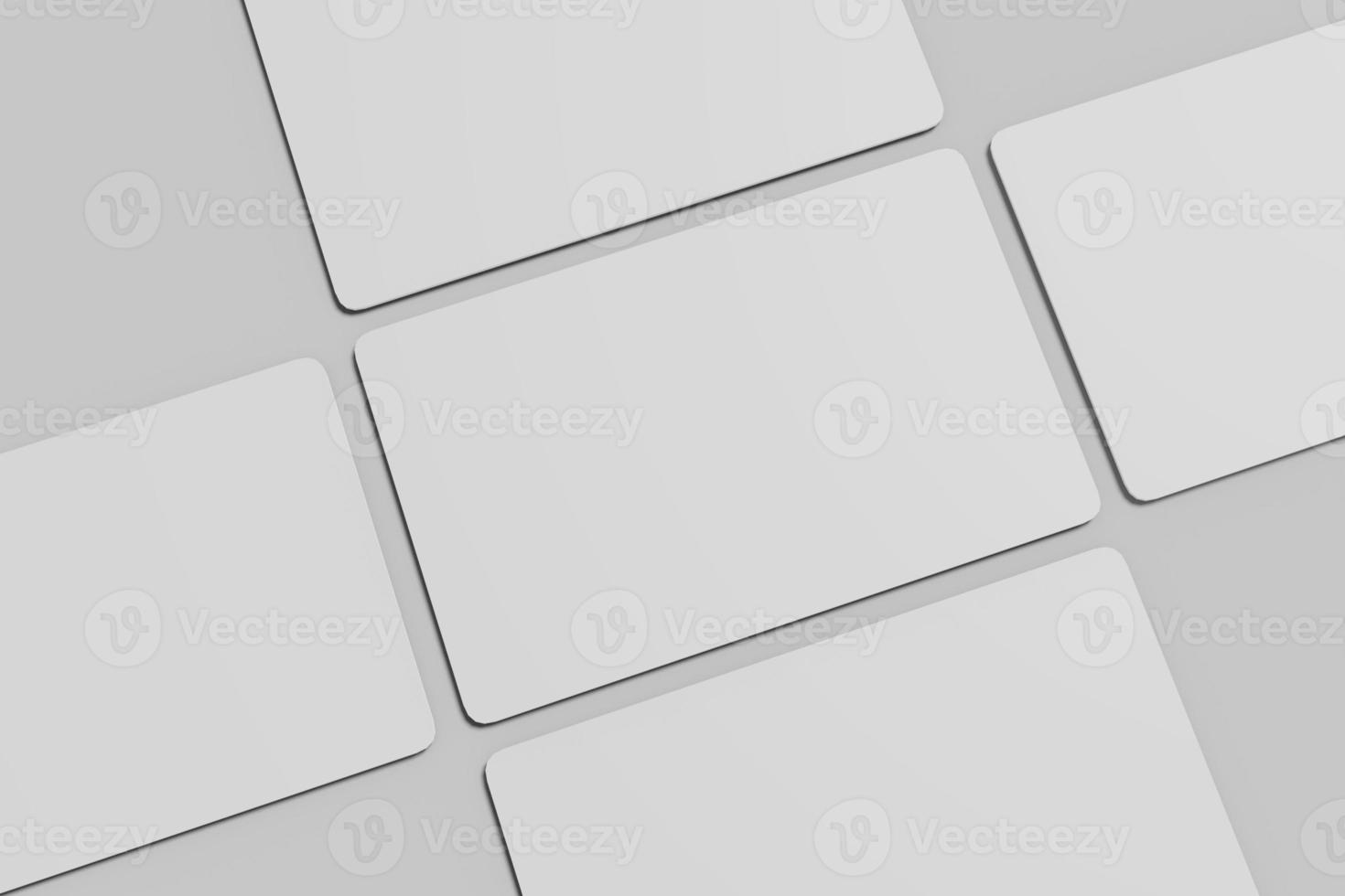 Blank Credit Card Mockup photo