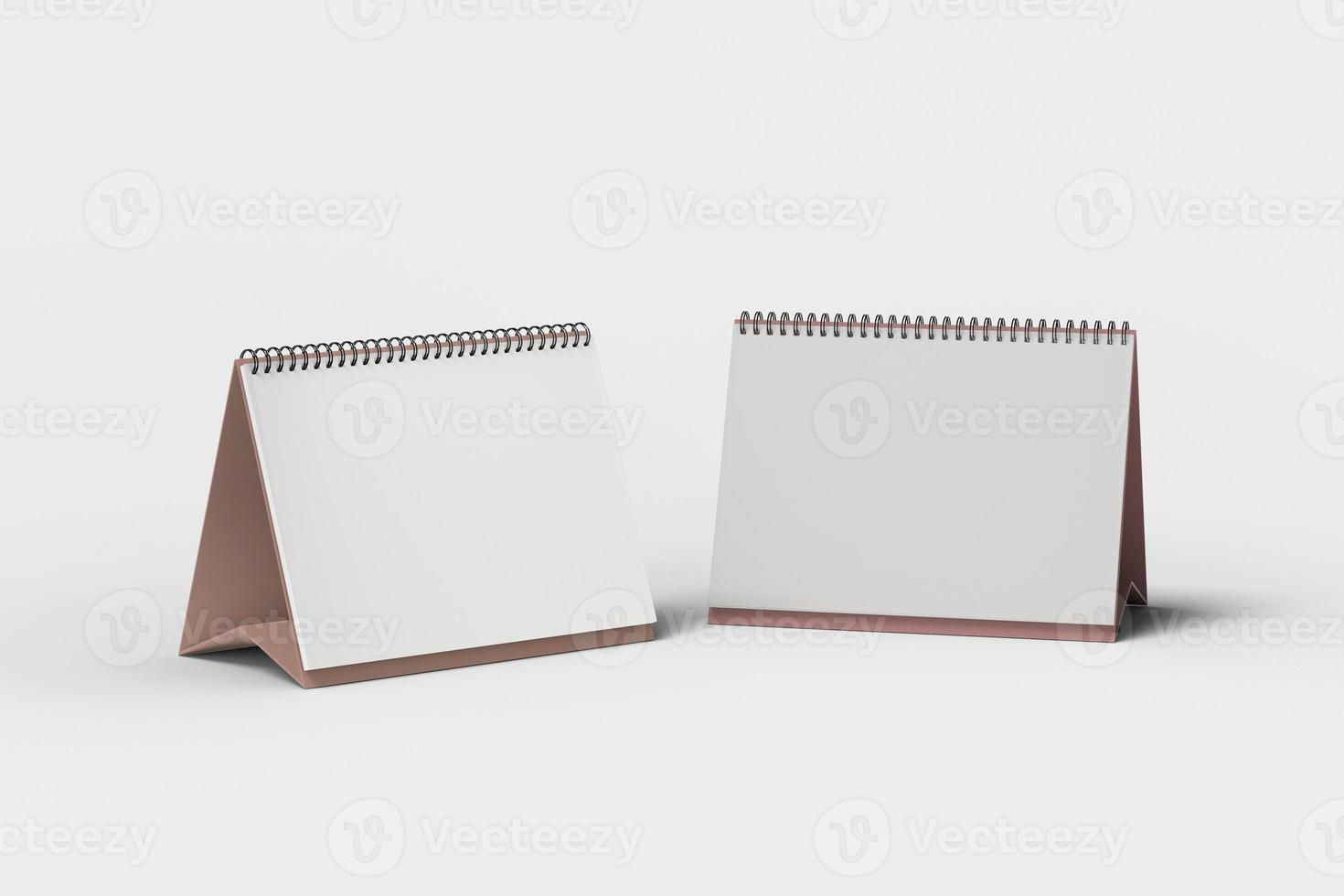 desk calendar mockup photo