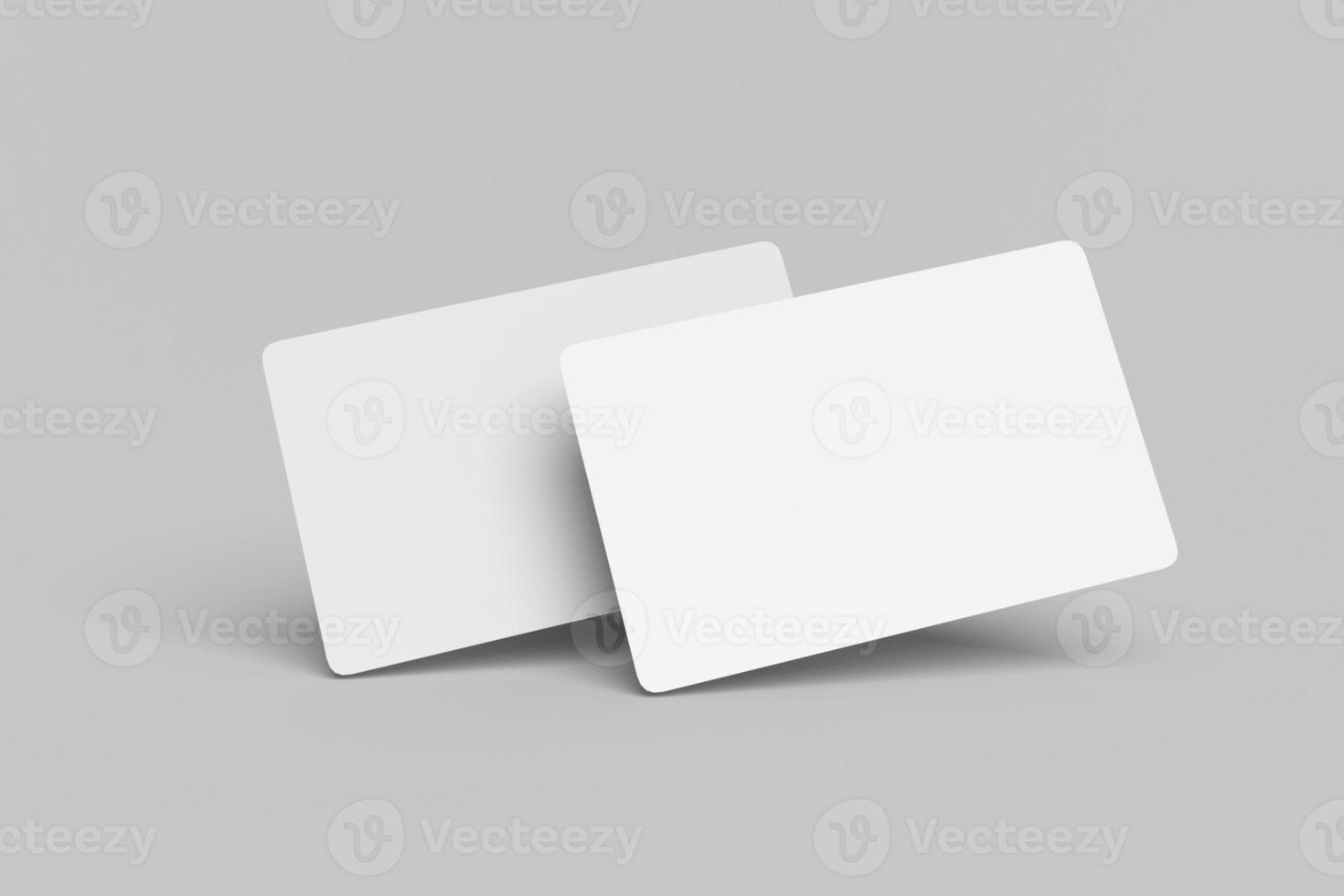Blank Credit Card Mockup photo