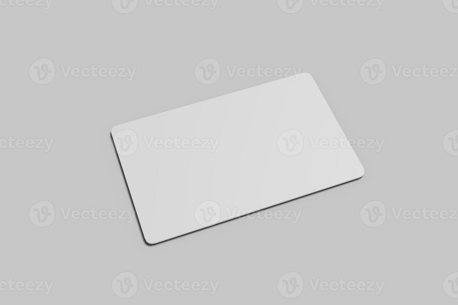 Blank Credit Card Mockup photo