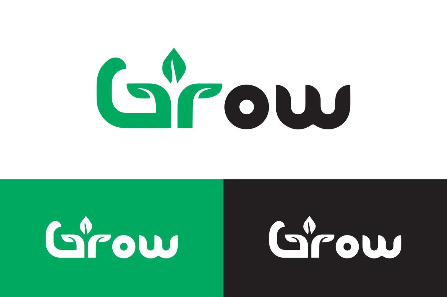 Grow Tree Logo vector