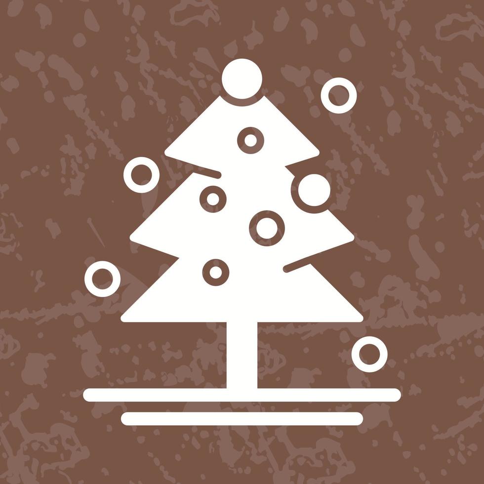 icono de vector de árbol de navidad