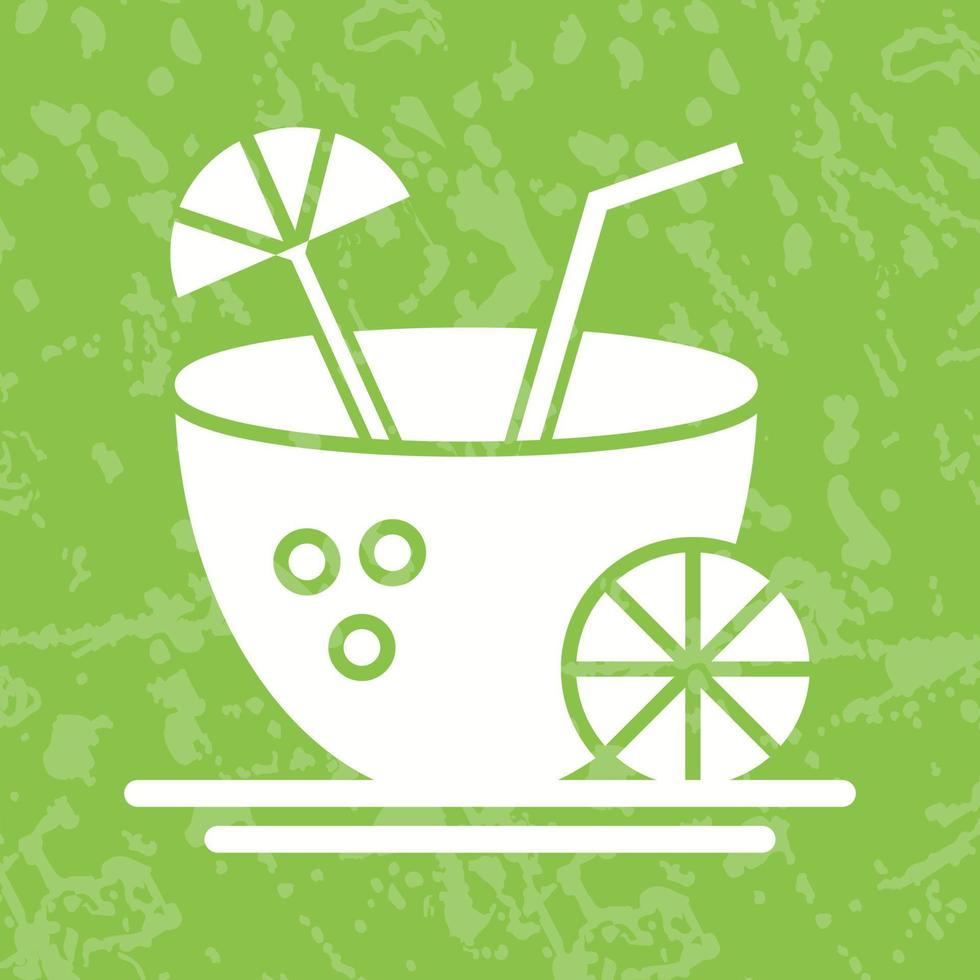 Coconut Drink Vector Icon