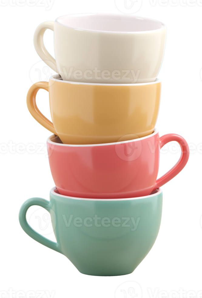 coffee cups stack png