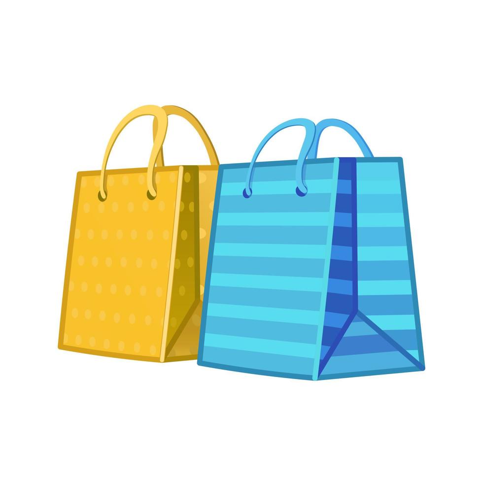 Shopping bag Large size icon of emoji bag vector