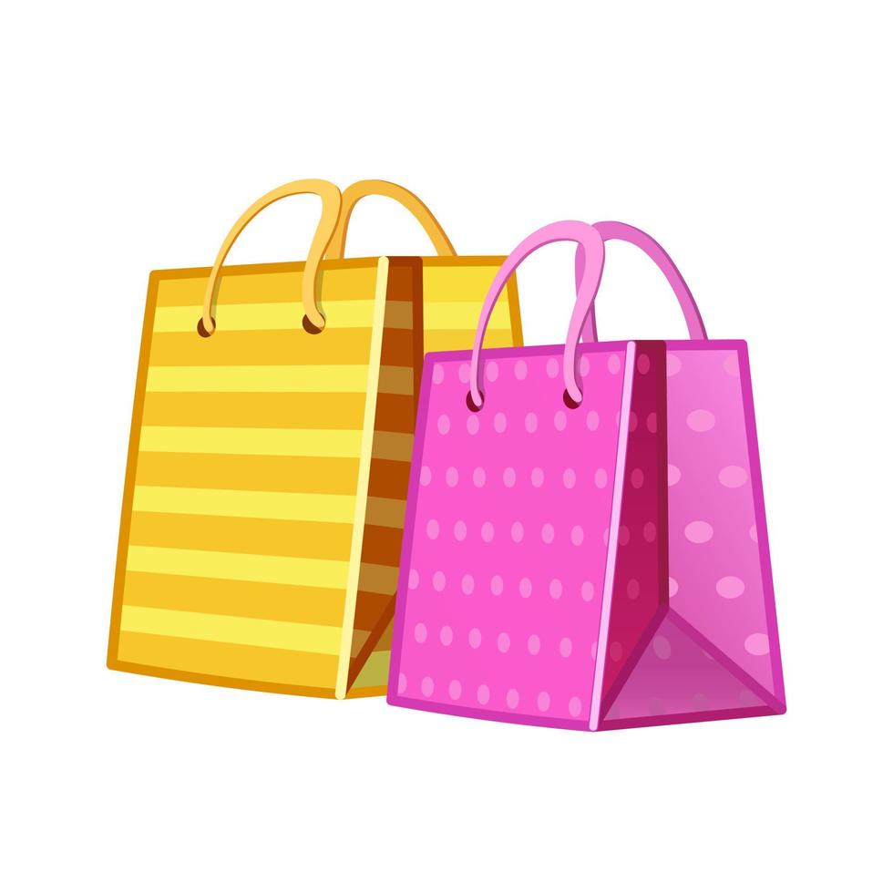 bolsa de compras icono de gran tamaño de bolsa emoji vector