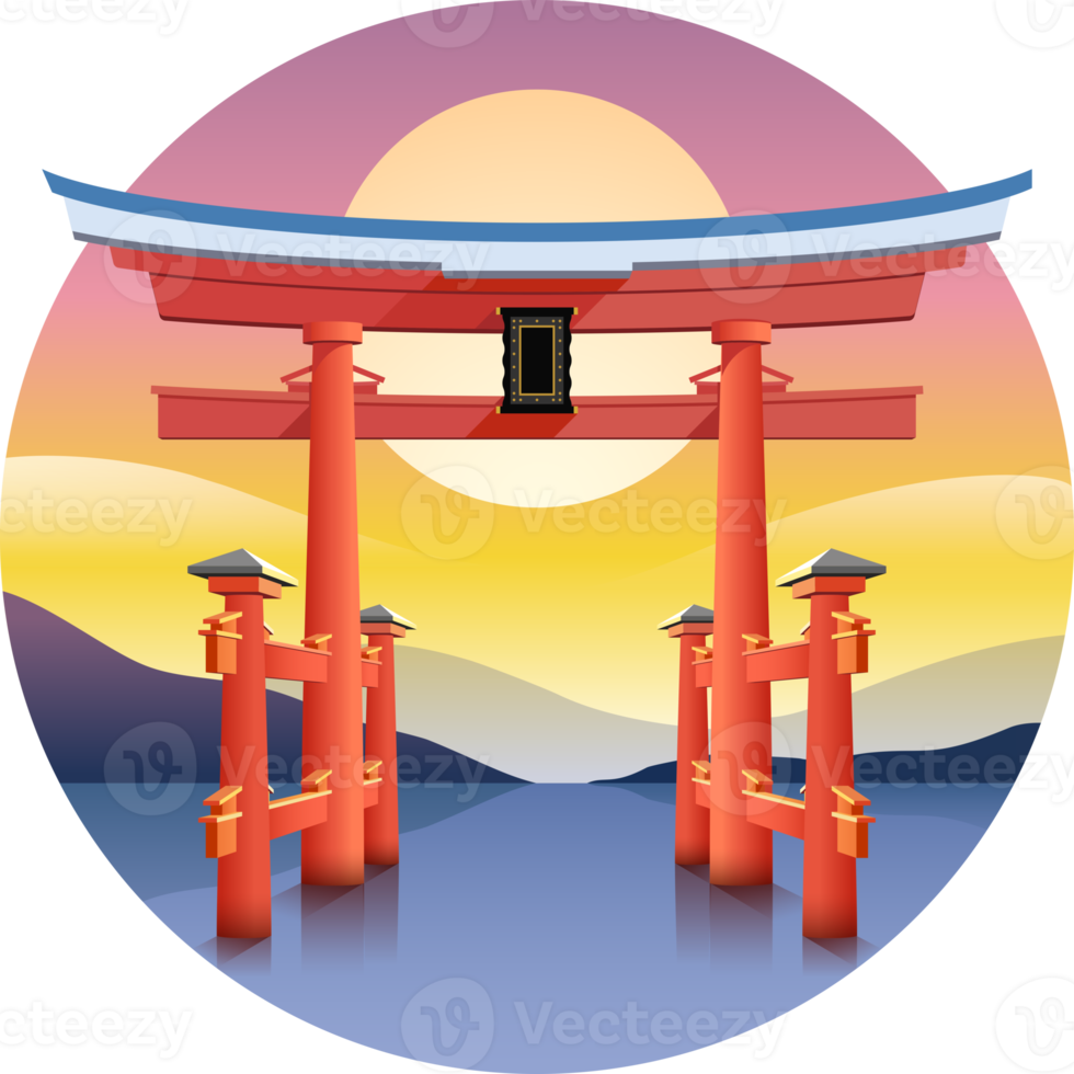 itsukushima shrine symbol png