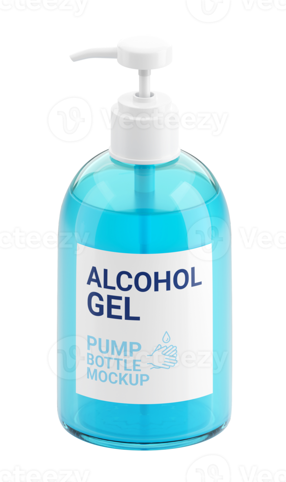 Alcohol gel bottle png