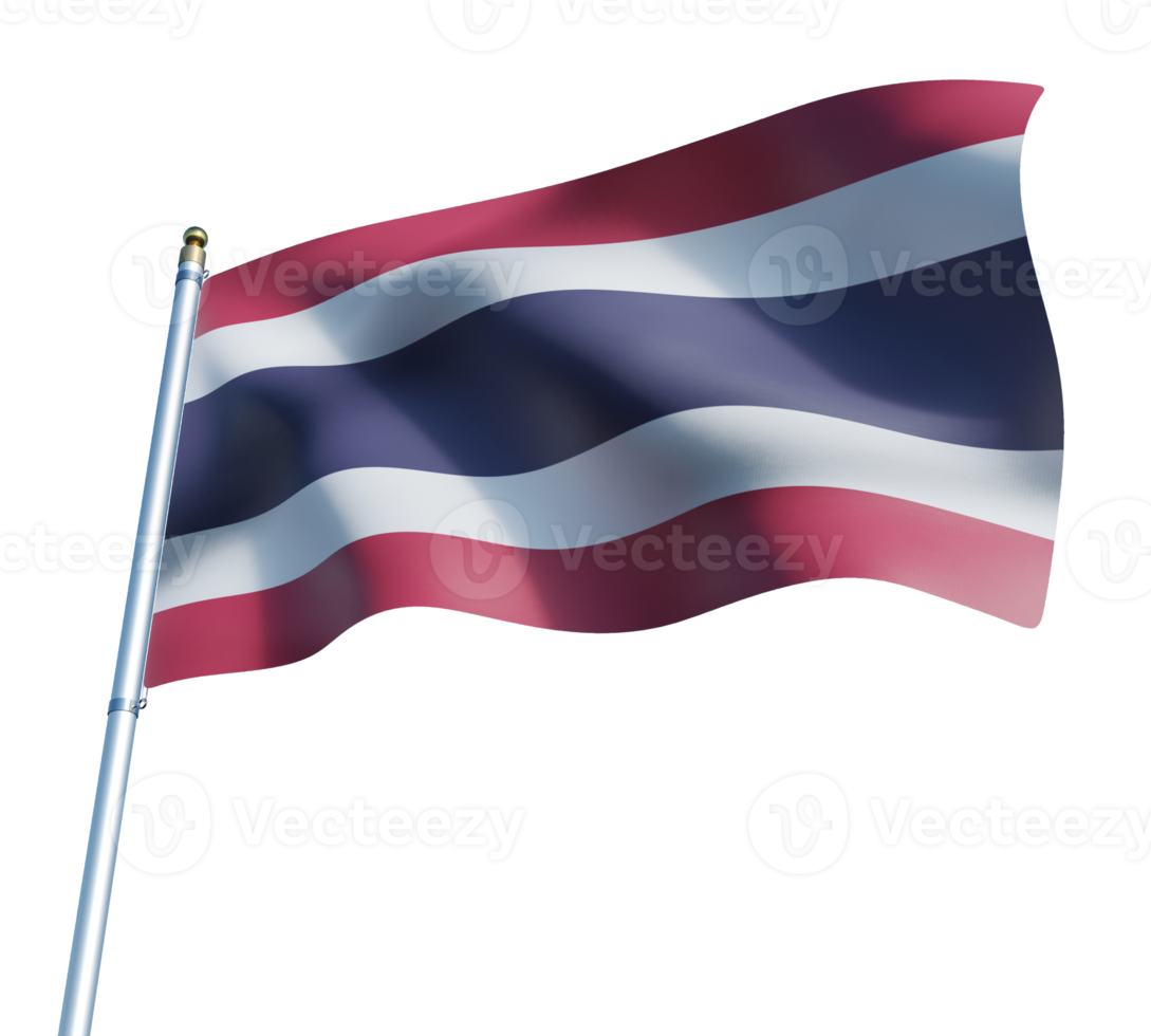 vlag van Thailand png