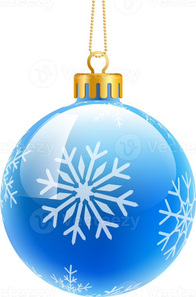 blauw Kerstmis ballen ornament png