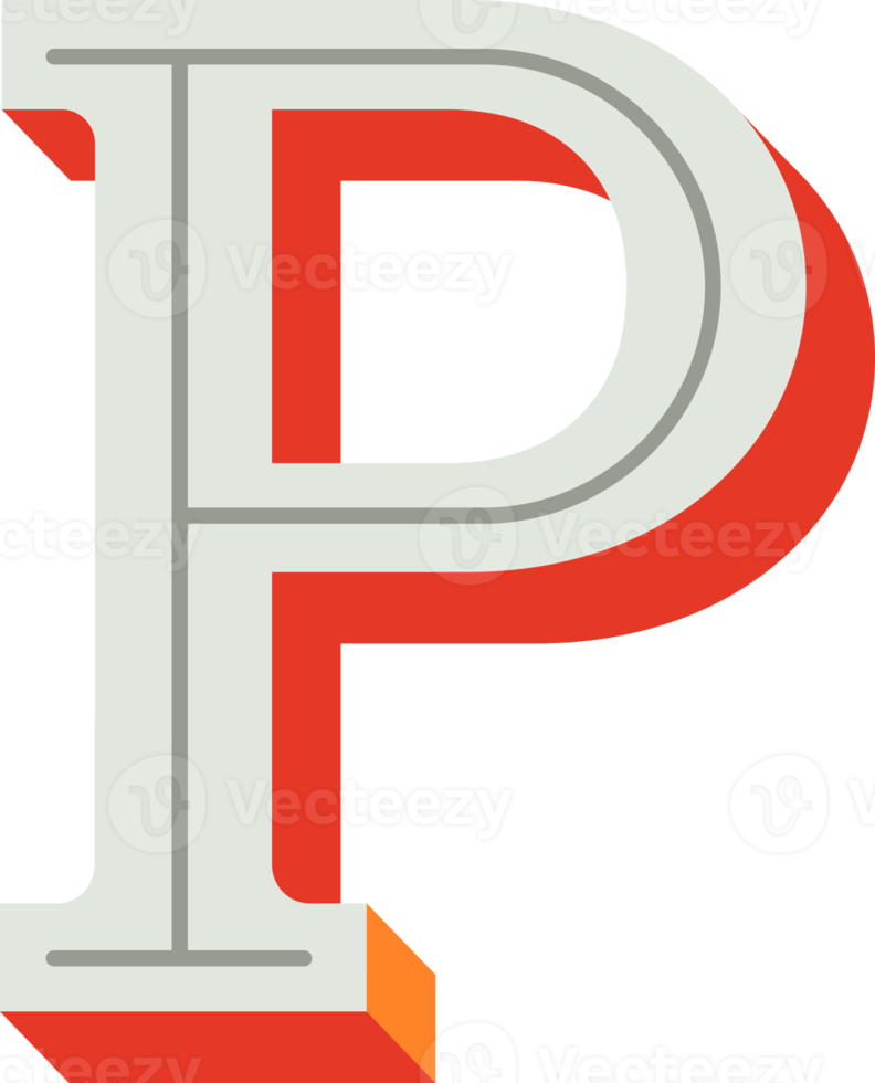 tipografía de alfabeto retro vintage png