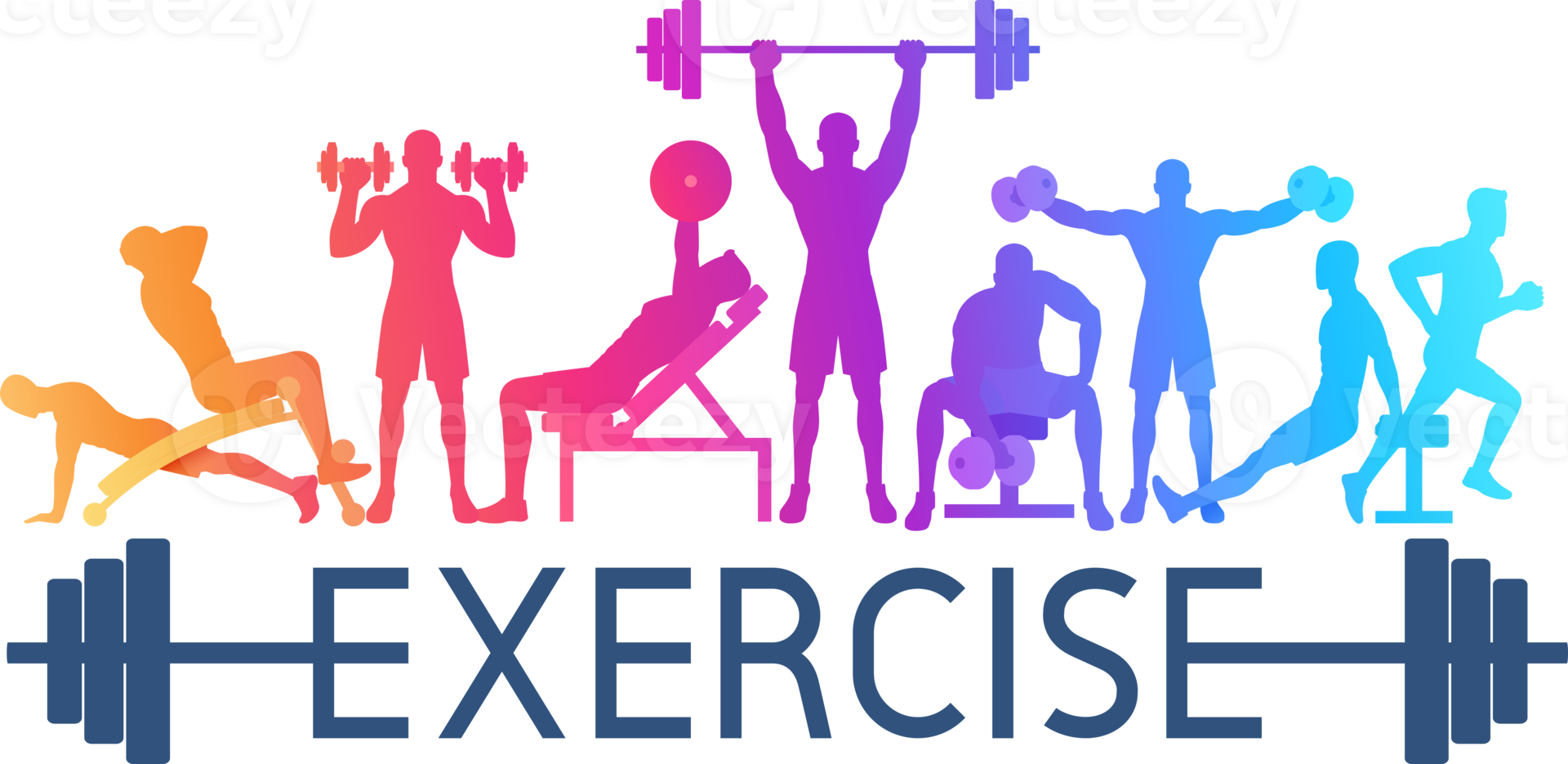 fitness exercise people png